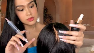 ASMR BRAIN-MELTING Luxury Scalp Check, Botox Injections, Spa Facial 😴| Layered Sounds RP, light gum