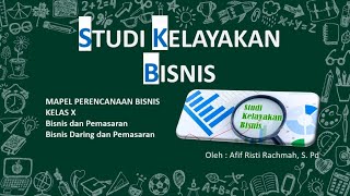 Materi Perencanaan  Bisnis - Studi Kelayakan  Bisnis