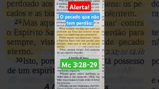 Cuidado! O pecado que não perdão! #pecado #cuidado #misericórdia  #EspiritoSanto #blasfemia