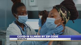 COVID-19 illness by zip code