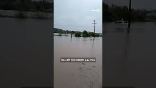 Os temporais que atingem o Rio Grande do Sul já deixaram dez mortos e 21 pessoas desaparecidas