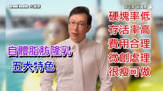 妳的胸部夠大嗎？隆乳前你應該知道的資訊有哪些？該選擇自體脂肪隆乳嗎？由專家來告訴你！邱正宏自體脂肪隆乳有哪五大特點？【邱正宏 談健康】