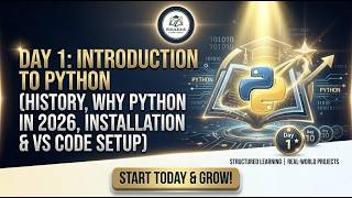 Day 1: Introduction to Python Programming | Complete Roadmap & Installation | EDULEXIS |
