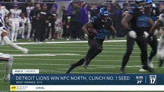 Lions roll to NFC's Number 1 Seed