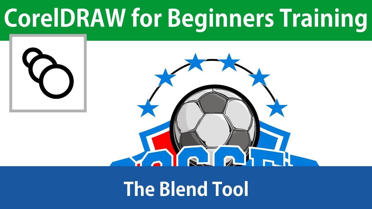 CorelDRAW For Beginners The Interactive Blend Tool Tutorial - YouTube