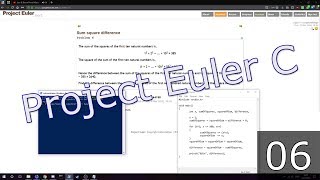 Project Euler in C #6: Sum Square Difference