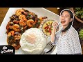 Pad Krapow Goong • Thai Basil Shrimp Stir Fry • Nin is Cooking