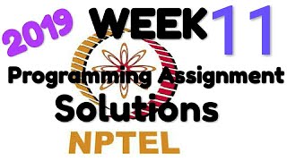 NPTEL |The Joy of computing using Python | WEEK 11| Programming Assignment-2 String Sort