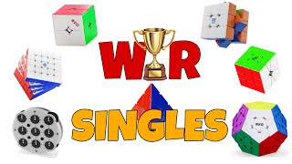 Every WCA World Record Singles ! / July 2024 #wca#wr#records#speedcubing