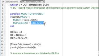 Accelerate Image Compression Algorithm Using MATLAB Coder MATLAB Video mp4