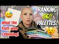 Ranking ALL the Eyeshadow palettes I tried in 2022! | MY BIGGEST RANKING EVER!