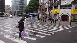 名古屋市交通局市バスレトロカラーバス日野自動車ブルーリボンシティＮＨ７２発車します