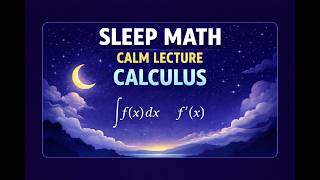 Fall Asleep Learning Calculus Intuitively | Mean Value Theorem, Optimization & Curve Sketching
