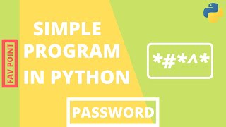 Simple Python Program for Username and Password Input