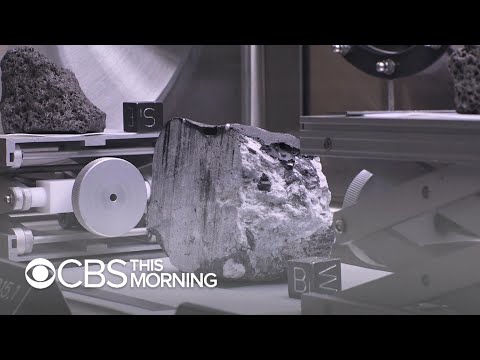 How are moon rocks collected?