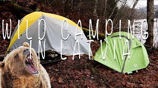 Wild camping in Latvia - Gaujas national park