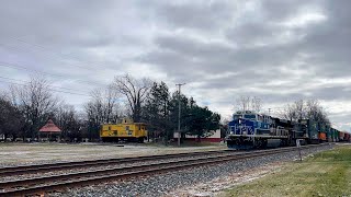 CSX 3194 “Spirit of Law Enforcement” Leads CSX I150 through Romulus, MI! (12/12/24)