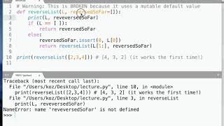 recursion part1 step5 4 no mutable default values