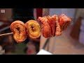 deep fried crispy fresh pig intestines 酥炸脆皮新鮮豬大腸頭 best in china中國最好 fresh u0026 clean 用心 龍門居夜市 香港街頭小食風味