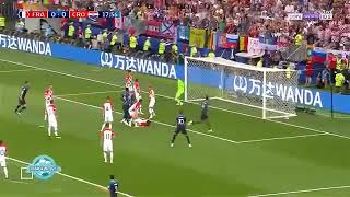 اهداف فرنسا وكرواتيا 4-2 نهائي كاس العالم 2018 جنون عصام الشوالي !!