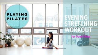 [Playing Pilates] 저녁에 하는 스트레칭 13 min ★ Evening Stretching Workout[홈트레이닝]