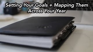 Setting Your Goals + Mapping Them Across Your Year | How to Stay Productive + Organized in 2022