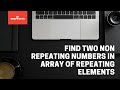 Find two non repeating elements in an array || Bit Manipulation || Love Babbar 450 DSA