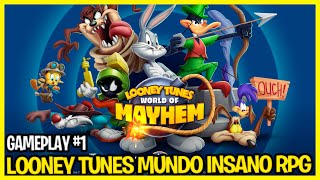 GAMEPLAY COM PERNALONGA E SUA TURMA !!! - LOONEY TUNES WORD OF MAYHEM GAMEPLAY #!