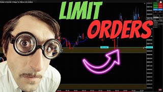 NinjaTrader 8 Tutorial: 3 Ways To Place Limit Orders