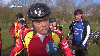 Honderden fietsers nemen 'waardig afscheid' van hun Afsluitdijk: \