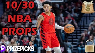 PRIZEPICKS NBA PICKS | WEDNESDAY 10/30/24 | NBA PLAYER PROPS PICKS | NBA PROPS & BETS TODAY