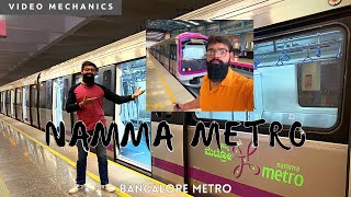 NAMMA METRO | WHAT TO EXPECT? Metro in Bengaluru | How is it compared to DELHI METRO? FIND OUT NOW