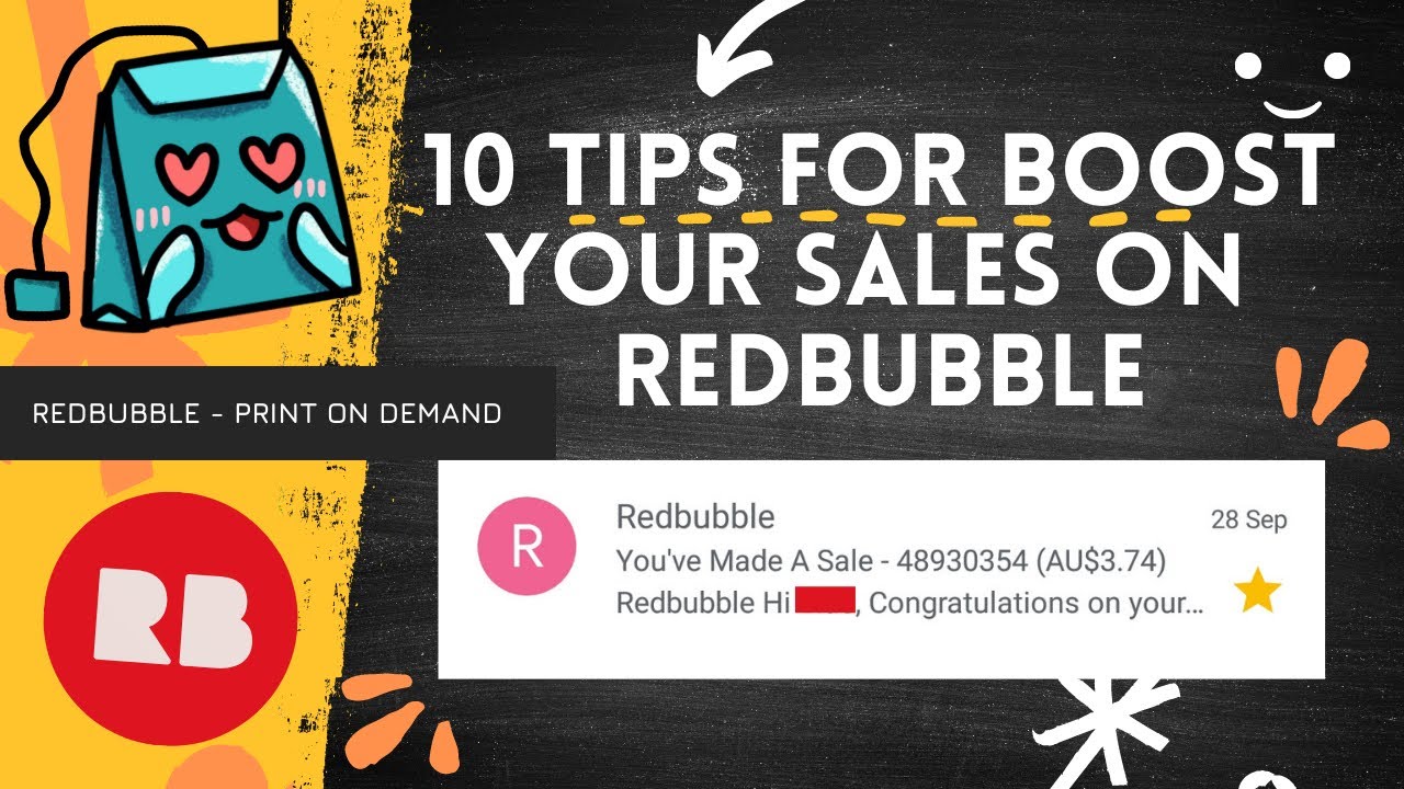 Top 10 Tips Get Dialy Sales On Redbubble Youtube