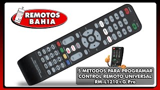 5 METODOS PARA PROGRAMAR UN CONTROL REMOTO UNIVERSAL HUAYU RM-L1210+G EN UN SMART TV