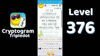 Cryptogram Tripledot Level 376 Answer | SolutionGuruji