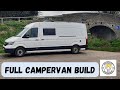 15 minute CAMPER VAN build from start to finish | VW Crafter VAN CONVERSION