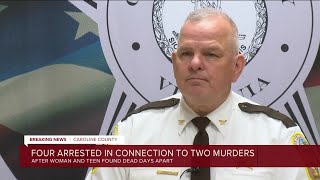 4 arrested after 2 bodies found in Caroline: 'Tragic situation'