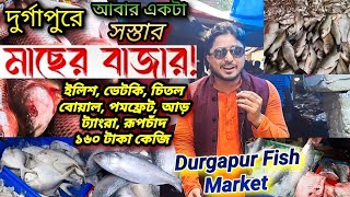 দুর্গাপুরে সস্তার মাছের বাজার মামড়া বাজারে।। Durgapur Mamra Fish Market।। Cheapest Fish Market