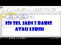 Cara Membuat Teks di Excel Menjadi Dua Baris atau Lebih Pada Satu Sel