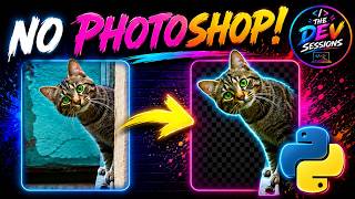 🔥 Remove Any Image Background with Python | No Photoshop Needed! #Programming #PythonProject