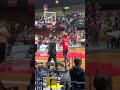 （bリーグ）テーブルオフィシャルへ挨拶をする三遠ネオフェニックス大野hc shorts