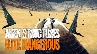 Elite: Dangerous - Alien Structures Discovered! Barnacles and Another Crashed Anaconda