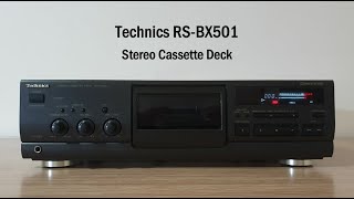 Technics RS-BX501 - Stereo Cassette Deck