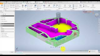 Inventor HSM 2020 Tutorial #35 | 2D HSM Adaptive Save time 70%