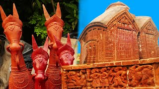 Bishnupur is famous for its terracotta temples | bishnupur terracotta handicrafts