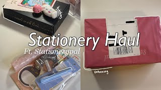 Stationery Haul 🖊️🛍️ | ft. Stationerypal | unboxing , Aesthetic , Haul | school supplies