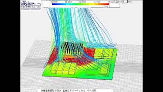 機械・電子系：ヒートシンク熱流動解析１