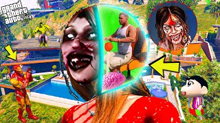 Franklin Control Kamla Indian Ghost Mind To Save Avengers in GTA 5 ! GTA 5 AVENGERS