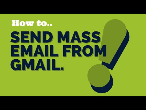 How to send mass email from gmail unlimited How to send mass email from gmail unlimited