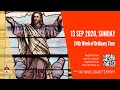 Catholic Sunday Mass Today Live Online - Sunday, 24th Week of Ordinary Time 2020 - Livestream